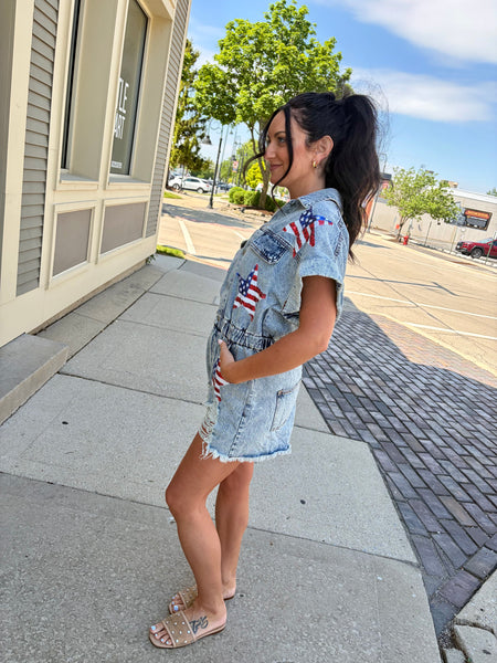 XL American Cutie Romper – Hustle & Heart Clothing Boutique