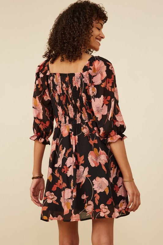 Fall Florals Dress