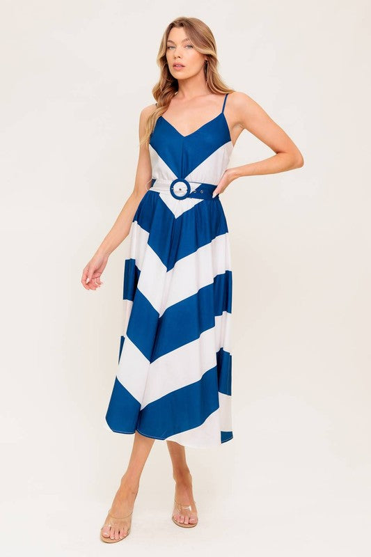 Sabrina Striped Dress