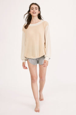 Hadley Waffle Knit- Natural