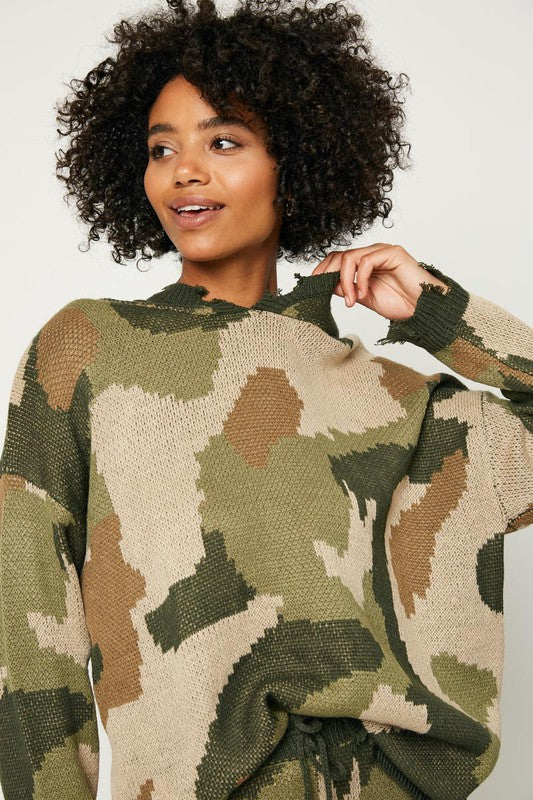 Cat Camo Sweater