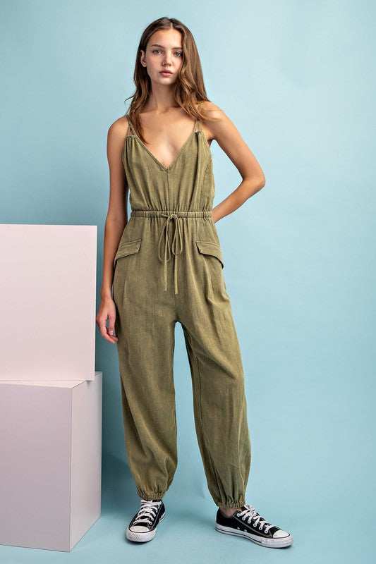 Olive You Fall Jumpsuit