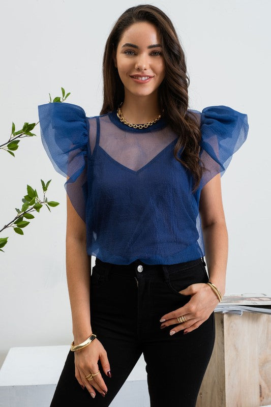 Ruffled and Ready Top