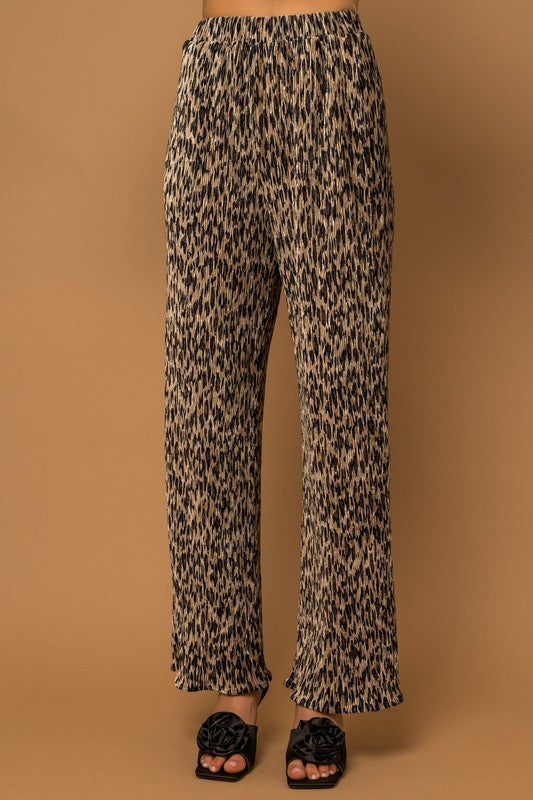 Wild For Santa Animal Print Bottoms