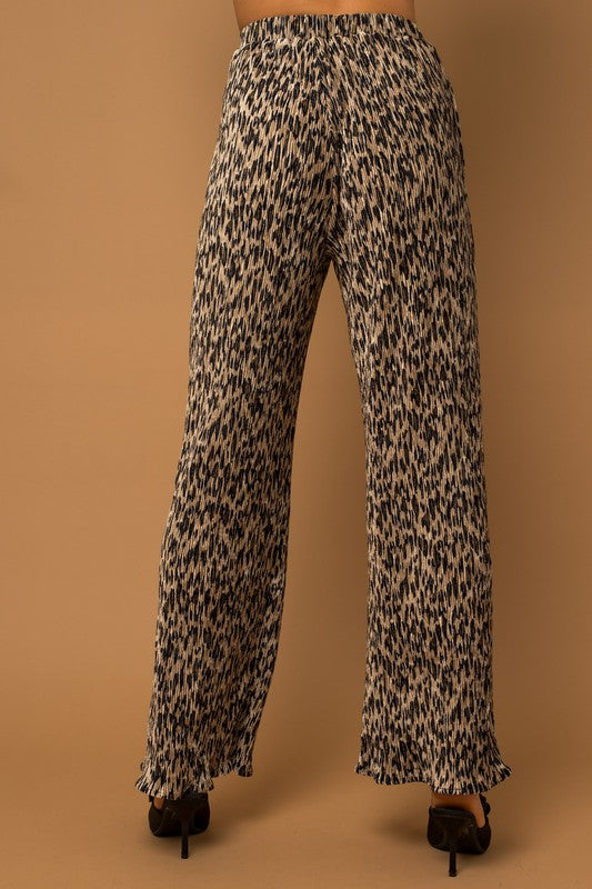 Wild For Santa Animal Print Bottoms