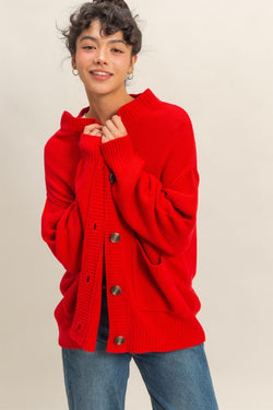Roxy Red Cardigan