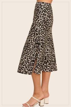 Leopard For Santa Skirt