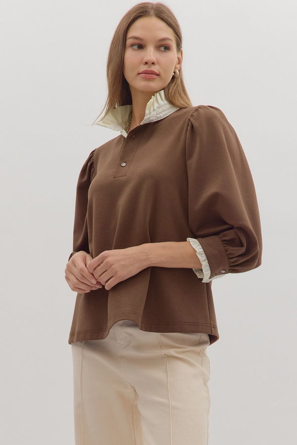 Keep It Classy Collared Sweater