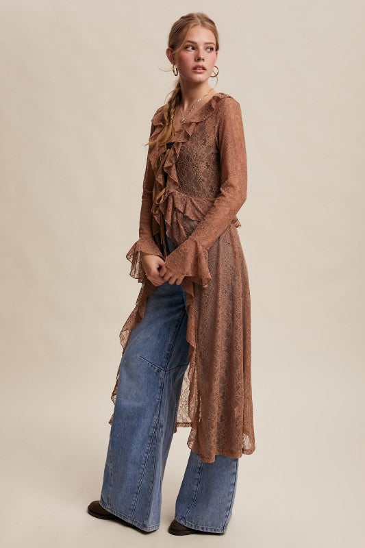 Madame Mocha Open Kimono