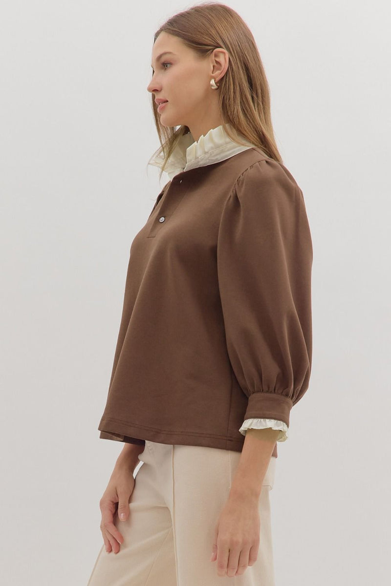 Keep It Classy Collared Sweater