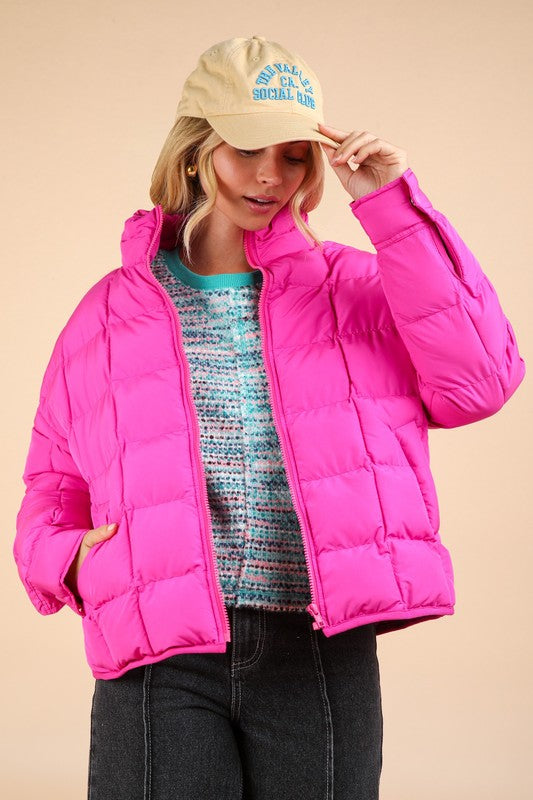 Stand Out Jacket- Pink