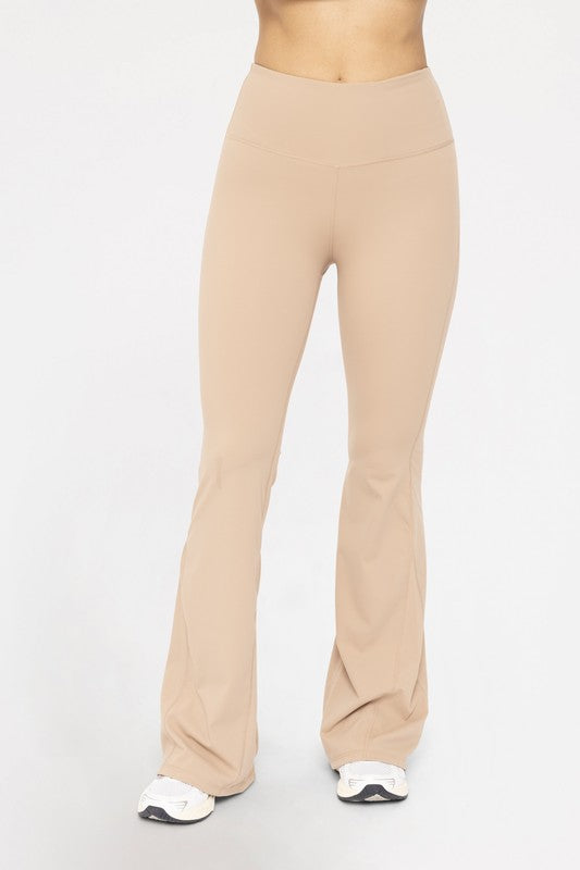 The Flare Legging- Almond