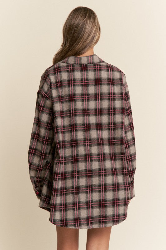Anna's cute ribbon Grey Flannel