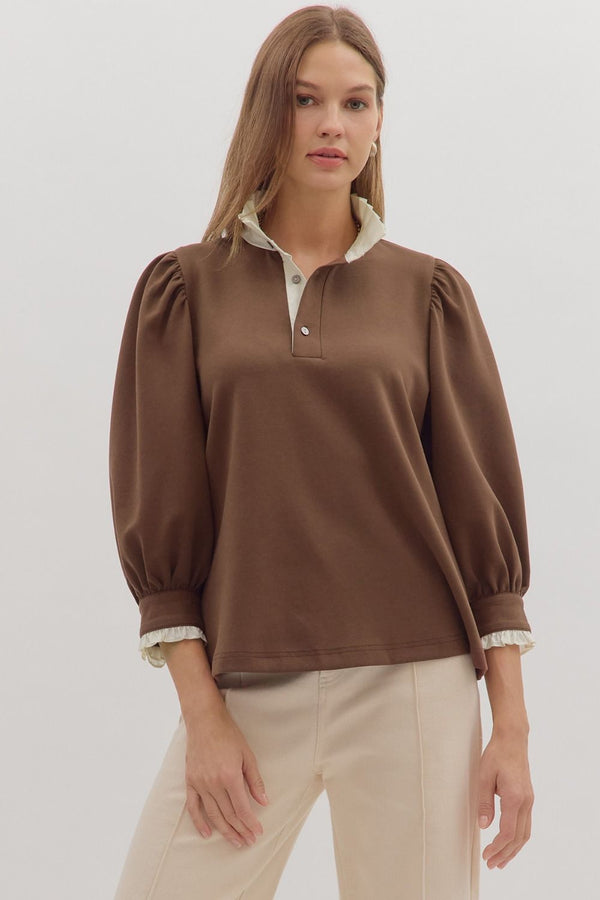 Keep It Classy Collared Sweater