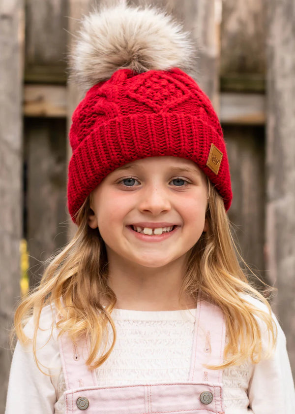 Kiddies Red Beanie