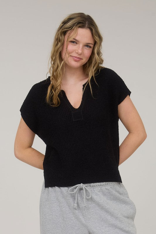 Kierra Knit Sweater-Black
