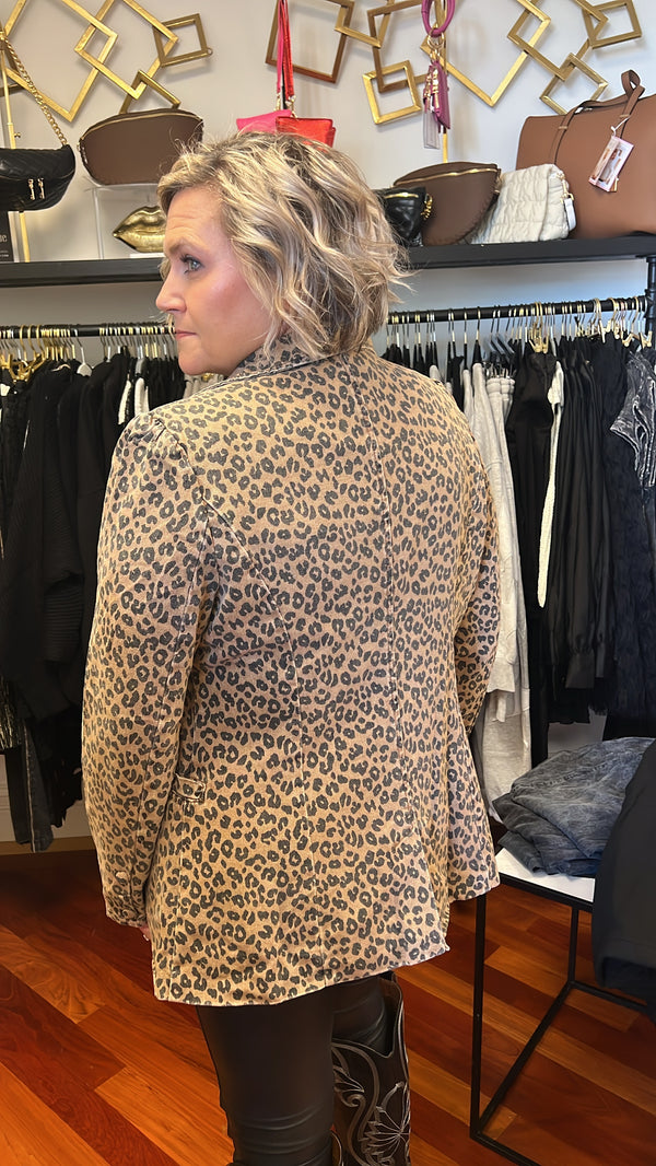 Charisma Cheetah Blazer