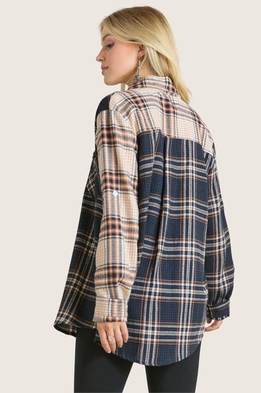 Piper Plaid Top