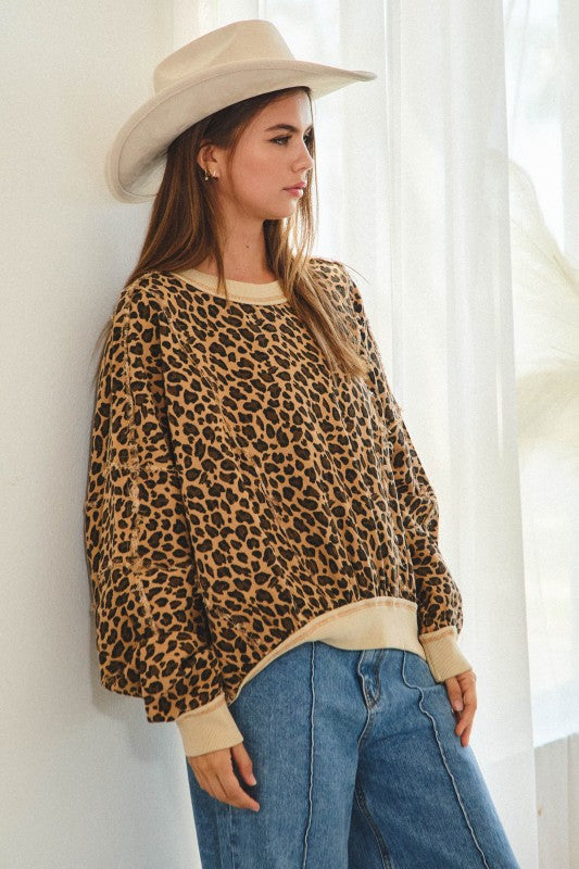 Forever Yours Leopard Sweatshirt