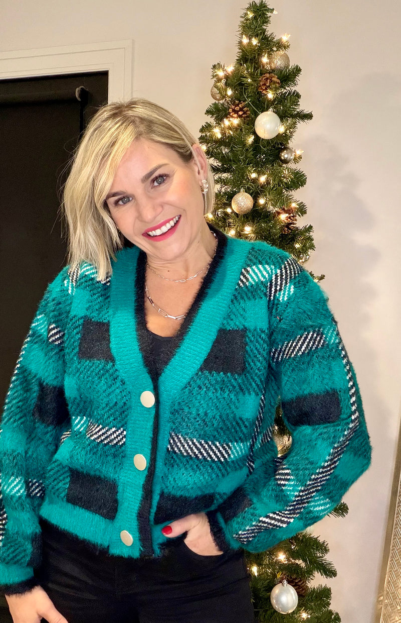 Pink Friday- Check Me Out Cardigan