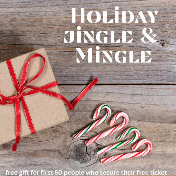 Tickets are “sold out” for the free swag bag, but all are welcome to attend Holiday Jingle & Mingle 11/12
