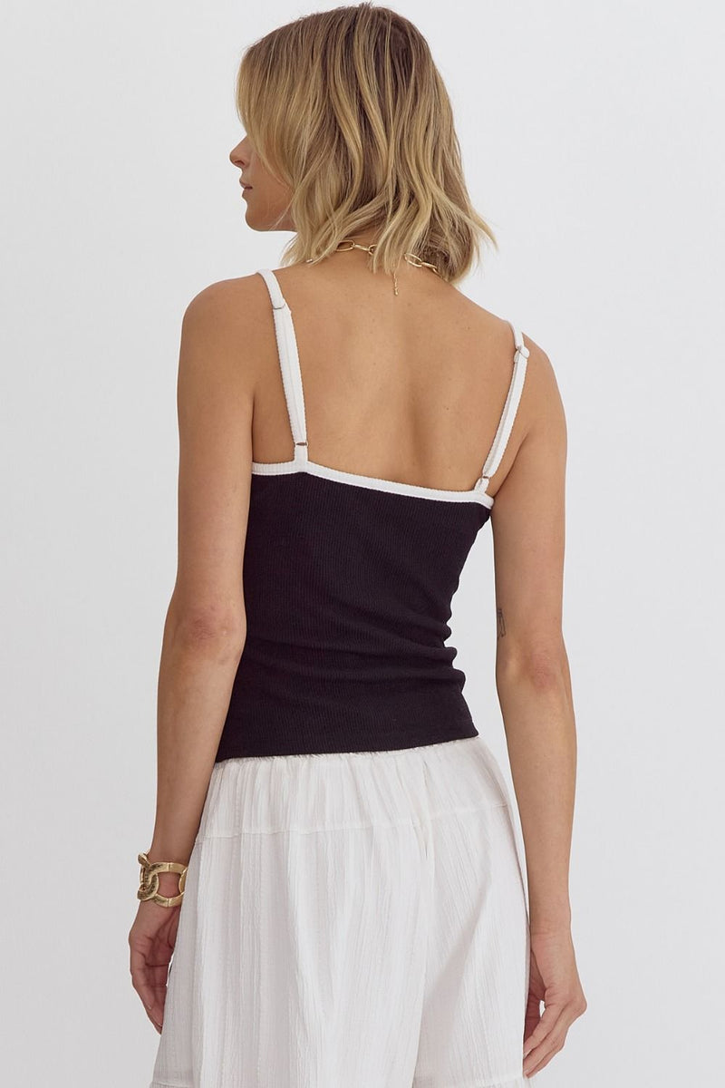 Britt Black & White Tank