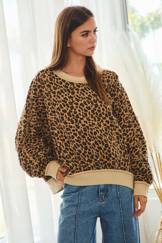 Forever Yours Leopard Sweatshirt