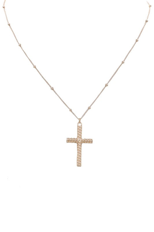 Kelsey Cross Necklace