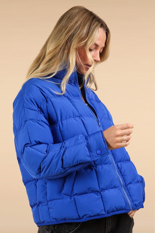 Stand Out Jacket- Royal Blue