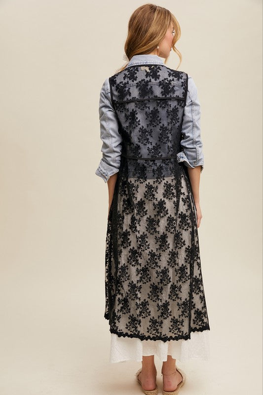 Luna Lace Kimono