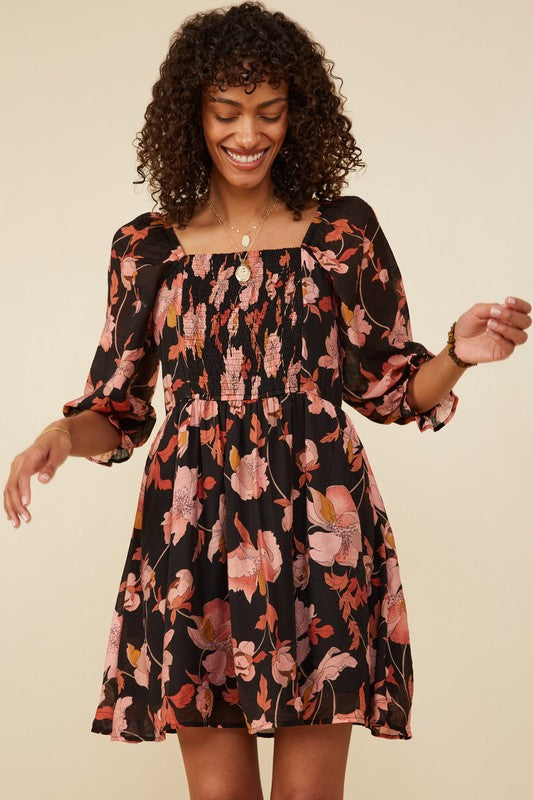 Fall Florals Dress
