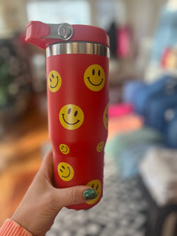 Red Smiley Cup