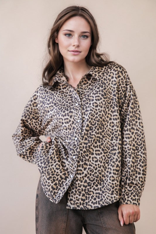 Leopard Days Shacket