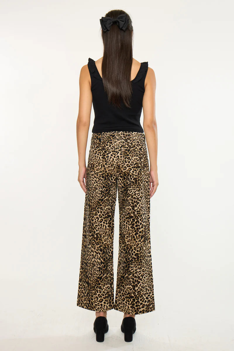 Kancan Tilly High Rise Leopard Bottom