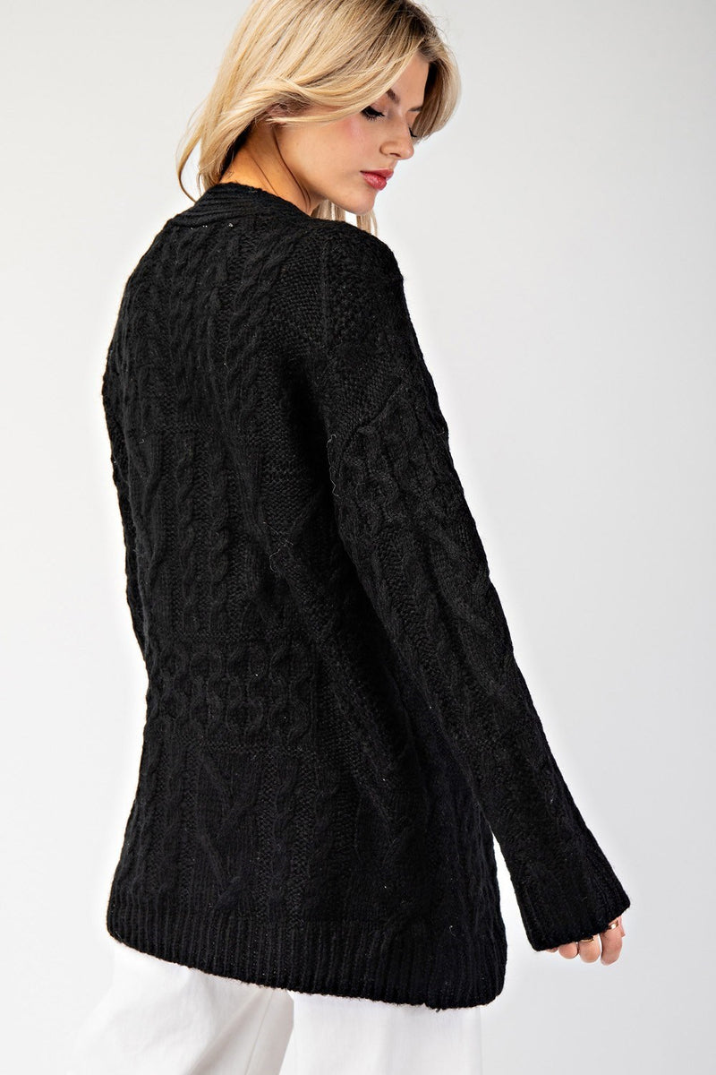 Carson Crochet Sweater
