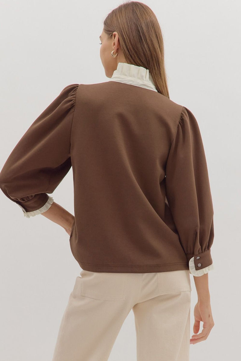 Keep It Classy Collared Sweater