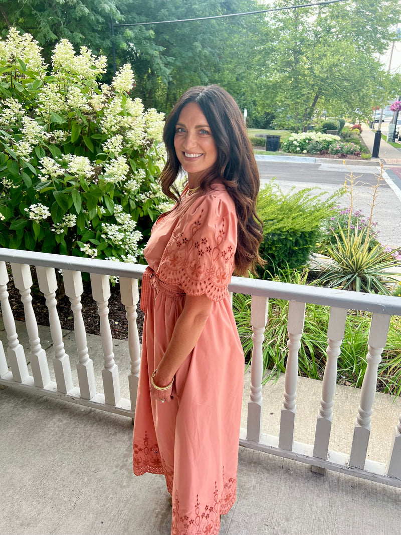Eyelet Emmie Dress