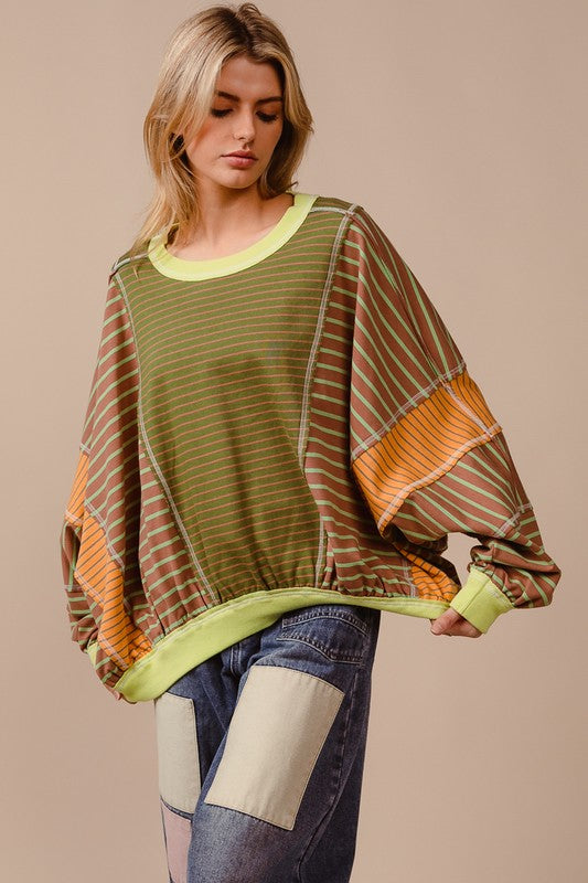 I Like You Striped Sweater