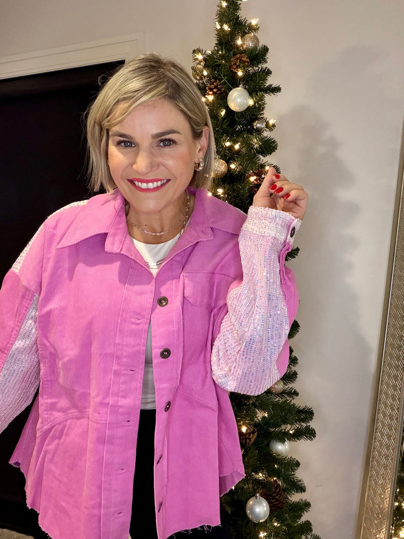 Pink Friday- Pink Shacket