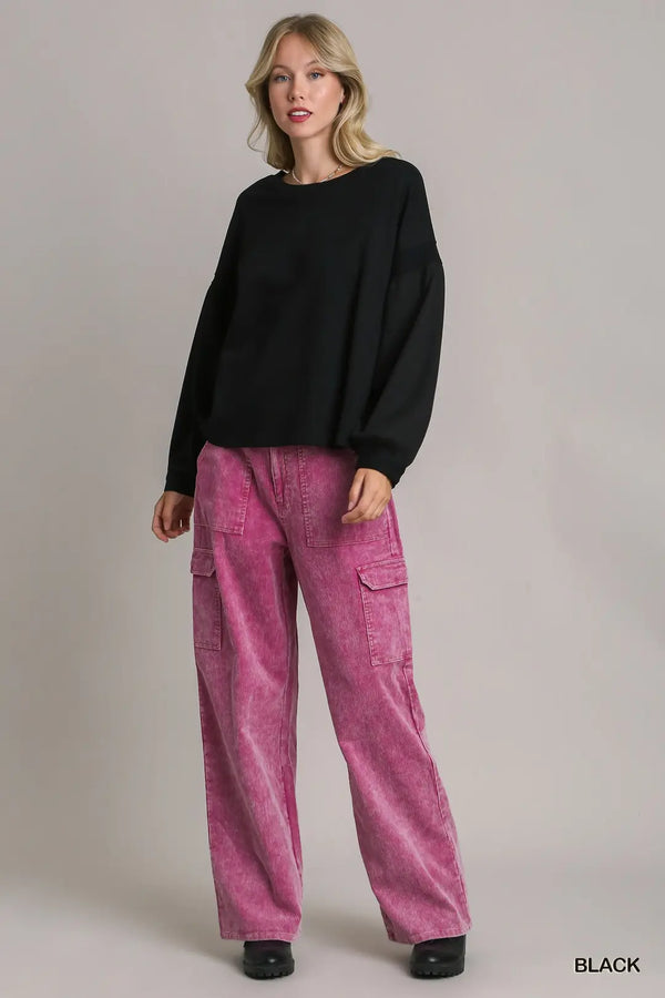 Waffle Knit Sweater