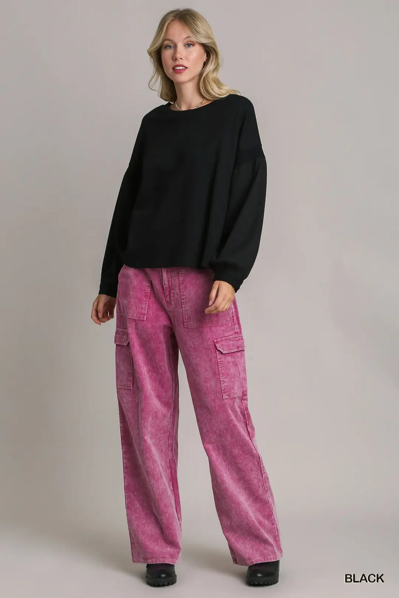 Waffle Knit Sweater