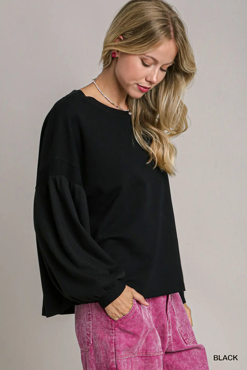 Waffle Knit Sweater