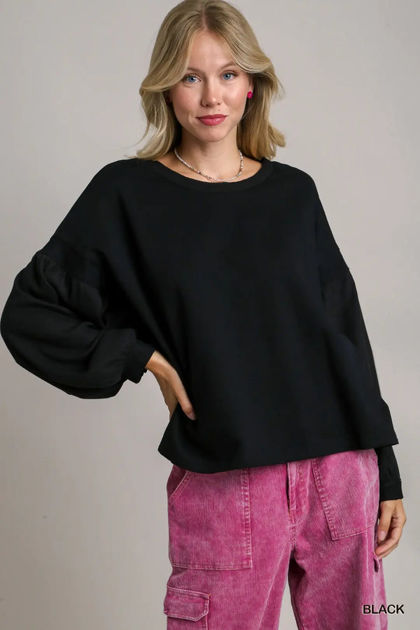 Waffle Knit Sweater