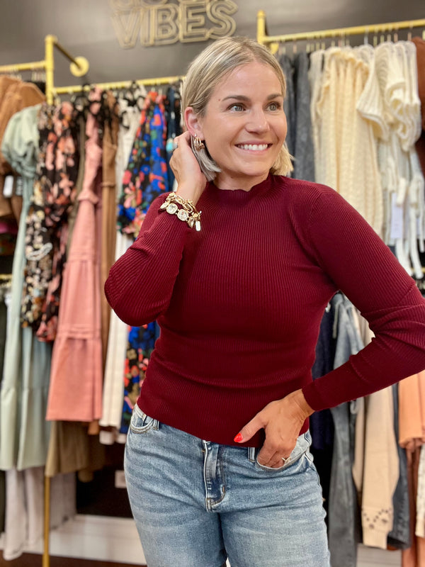 Catrina Casual Ribbed Top
