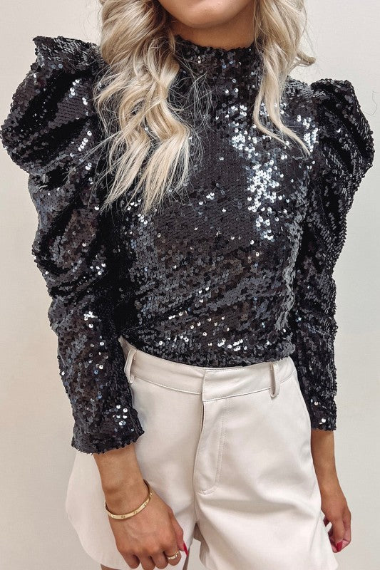 Slay In Sequins Top