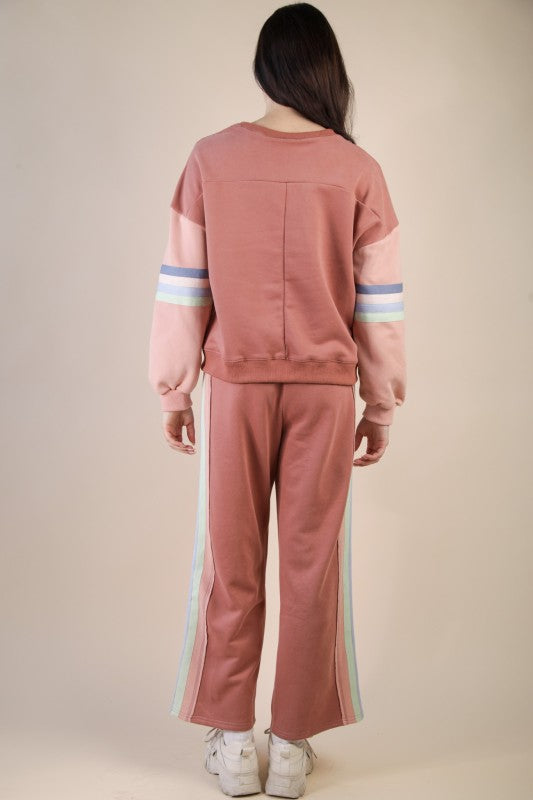 Live Your Life Striped Set