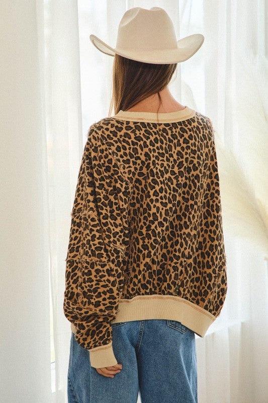 Forever Yours Leopard Sweatshirt