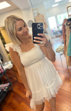 Little White Party Dress