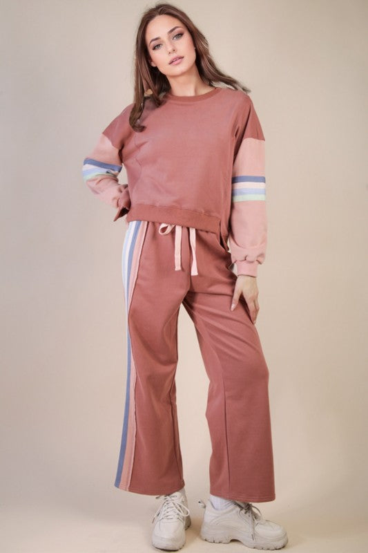 Live Your Life Striped Set