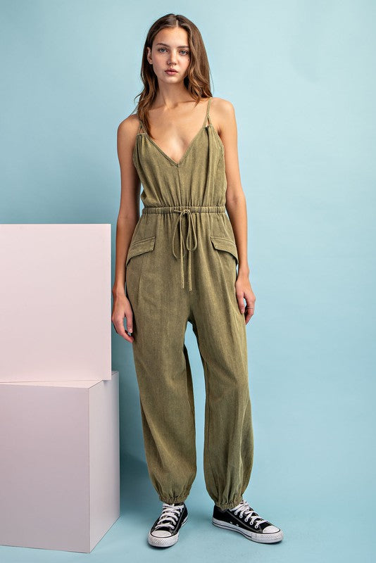 Olive You Fall Jumpsuit